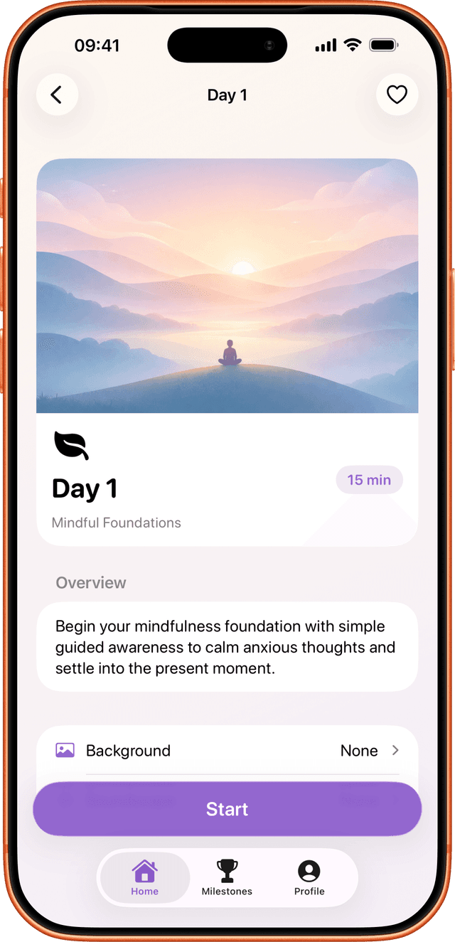 Aura session detail screen